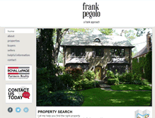 Tablet Screenshot of frankpegolo.com